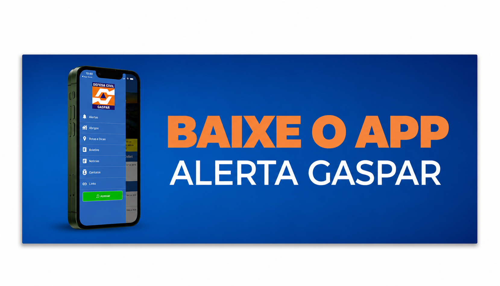 Aplicativo Alerta Gaspar