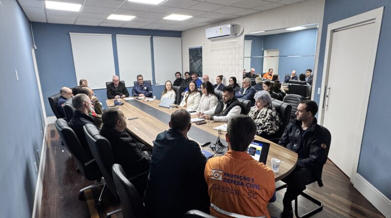 Gaspar fortalece plano de prevenção com integração entre forças de segurança e Estado