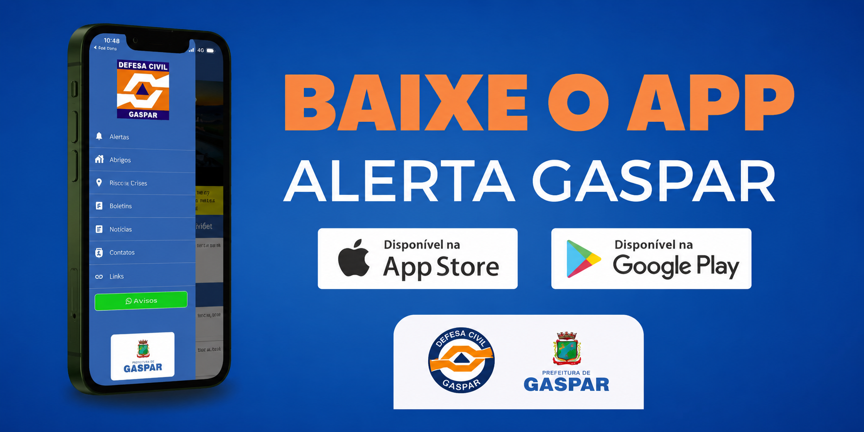 Aplicativo Alerta Gaspar