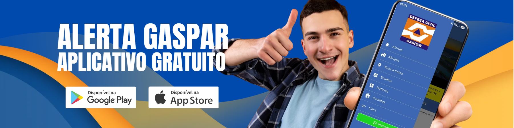 Aplicativo Alerta Gaspar